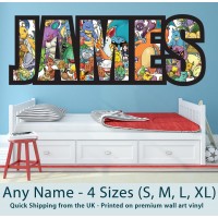 Childrens Name Wall Stickers Art Personalised Pokemon for Boys / Girls Bedroom   112249864049
